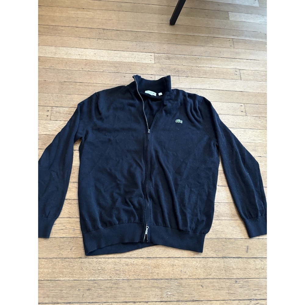 Lacoste France Full Zip Sweater Black XXL